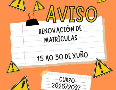 Prazos de matrícula para o curso 2026/2027