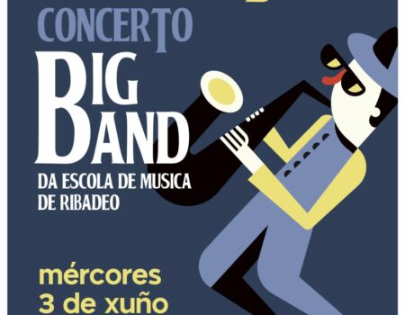 A EMMeD de Ribadeo participa na festa de fin de curso da EOI coa actuación da súa Big Band